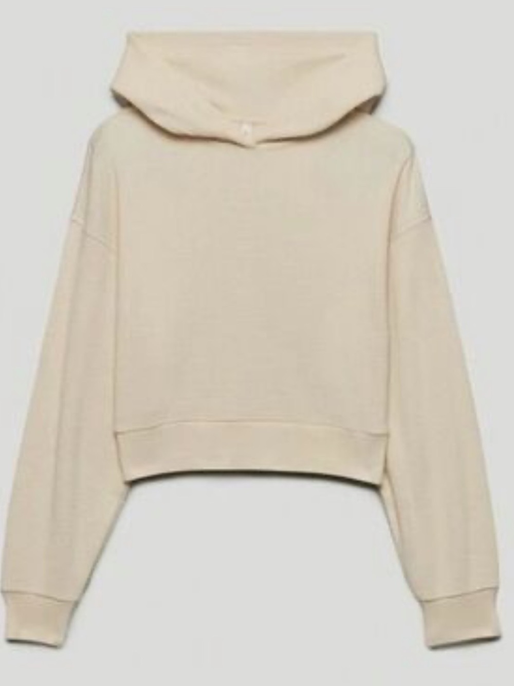 Babaton Ren Cropped Hoodie — Cream